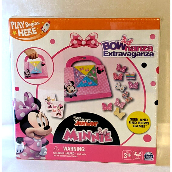 Bownanza Extravaganza Disney Junior Minnie Game Seek & Find Bows Interactive - Picture 1 of 4